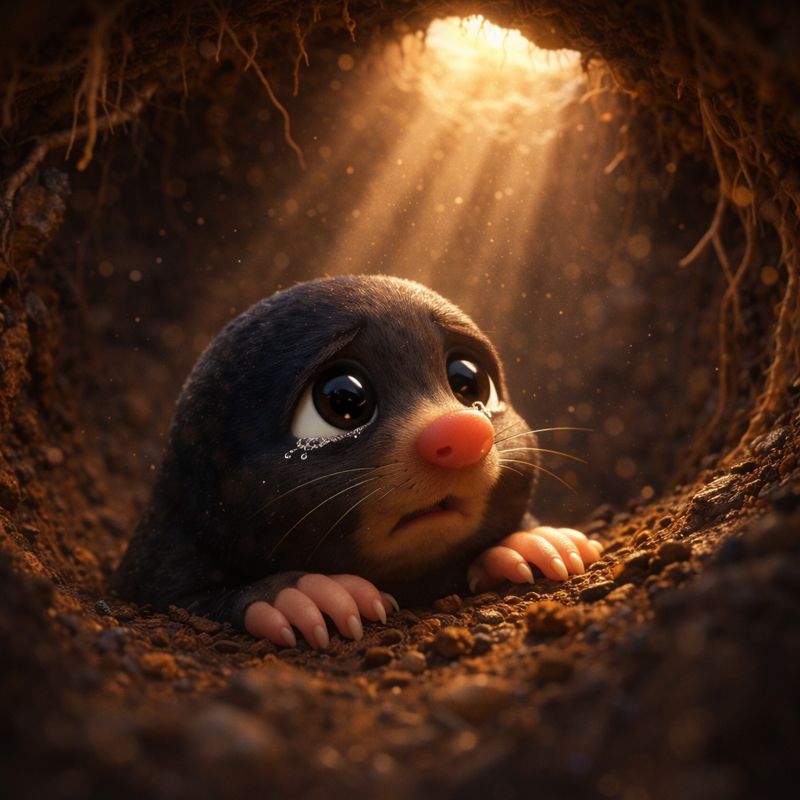 Cârtița care nu se teme